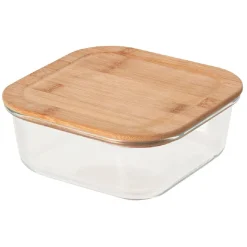 Gifi Boîte en verre et bambou 1,1 L Online