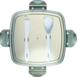 Gifi Boîte lunch 1L avec couverts et bloc réfrigérant Best