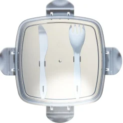 Gifi Boîte lunch 1L avec couverts et bloc réfrigérant Best