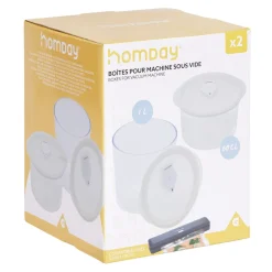 Gifi Boîte machine sous vide transparente x2 Discount