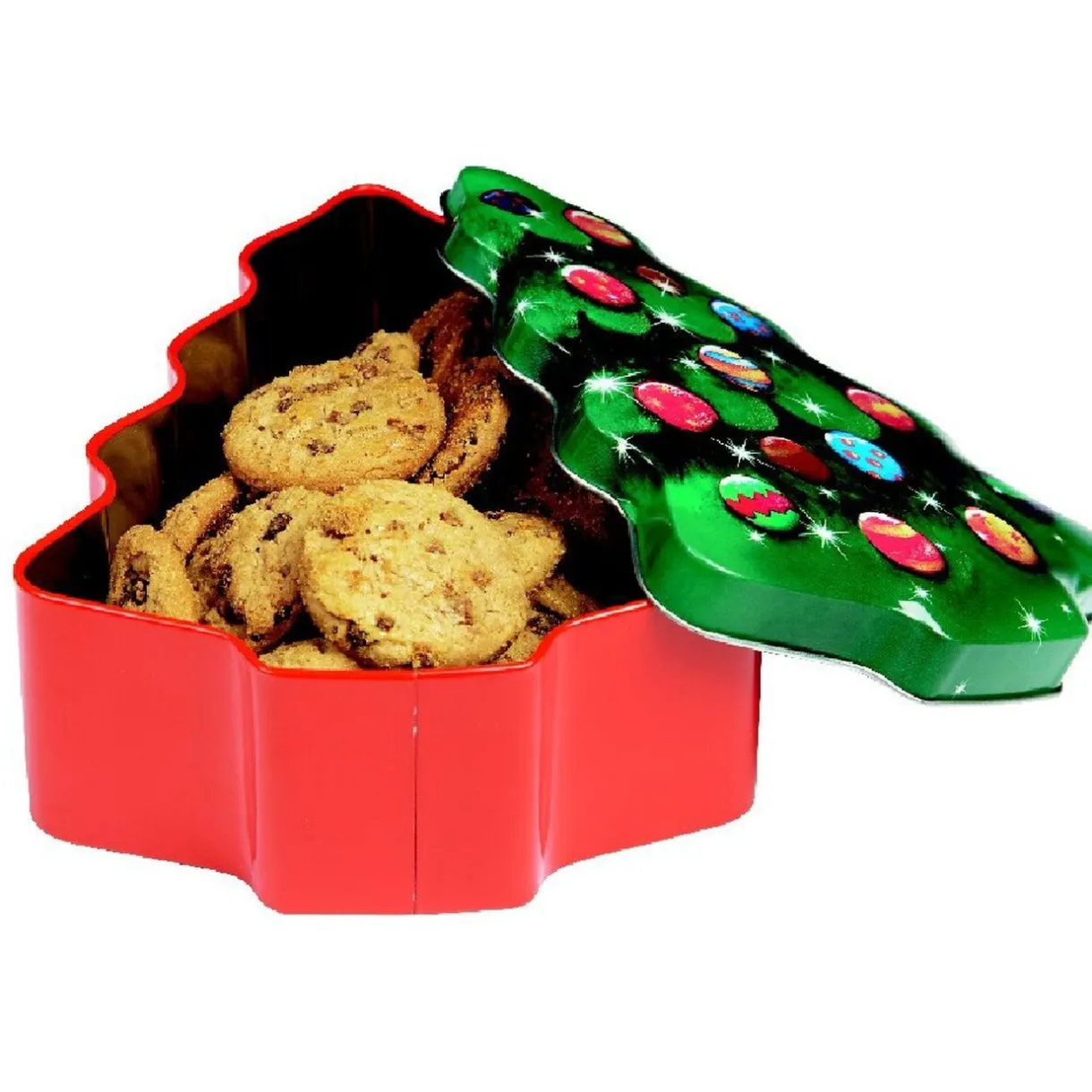 Gifi Boîte métal sapin de Noël