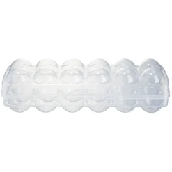 Gifi Boîte pour 12 oeufs plastique transparent