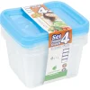 Gifi Boîte rangement alimentaire 1,1 L x4 Outlet