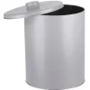 Gifi Boîte ronde cylindrique métal grise XL avec couvercle Hot