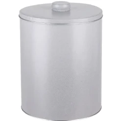 Gifi Boîte ronde cylindrique métal grise XL avec couvercle Hot