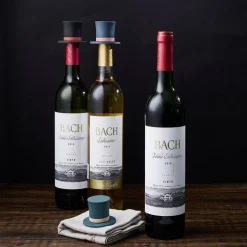 Gifi Bouchon silicone bouteille de vin forme chapeau Ø3,5xH6cm