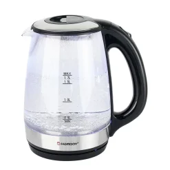Gifi Bouilloire en verre Homday électrique à LED bleu 1,7L Best