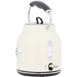 Gifi Bouilloire rétro indicateur température blanc crème 1,7 L Best