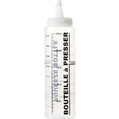 Gifi Bouteille compressible graduée blanche Hot