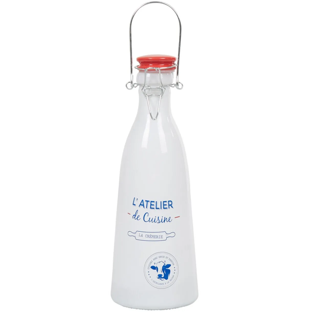 Gifi Bouteille de lait avec bouchon design L'atelier de cuisine