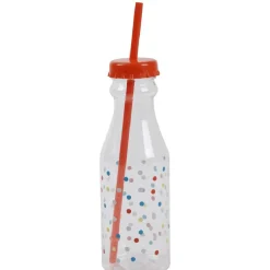Gifi Bouteille en plastique avec paille