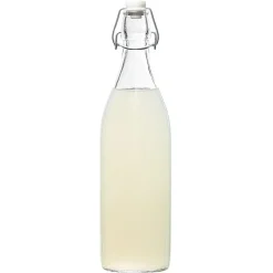 Gifi Bouteille en verre avec bouchon clip 1L