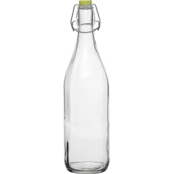 Gifi Bouteille en verre et bouchon coloré
