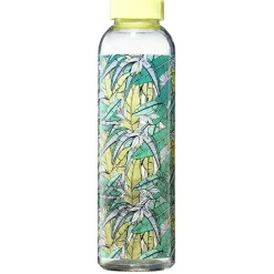 Gifi Bouteille en verre motif exotique 500 ml