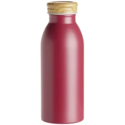 Gifi Bouteille isotherme acier avec bouchon en bois 400ml Ø6,7xH18cm Clearance
