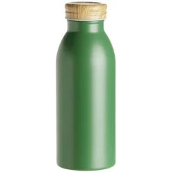 Gifi Bouteille isotherme acier avec bouchon en bois 400ml Ø6,7xH18cm Clearance