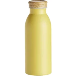 Gifi Bouteille isotherme acier avec bouchon en bois 400ml Ø6,7xH18cm Clearance