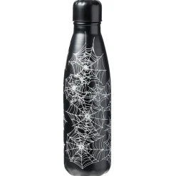 Gifi Bouteille isotherme Halloween motif toile d'araignée noir et blanc 500ml Discount