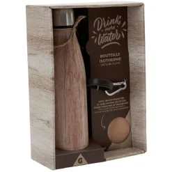Gifi Bouteille isotherme inox avec housse et mousqueton 480 ml Discount