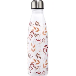 Gifi Bouteille isotherme inox motif fleur rose 500 ml Sale