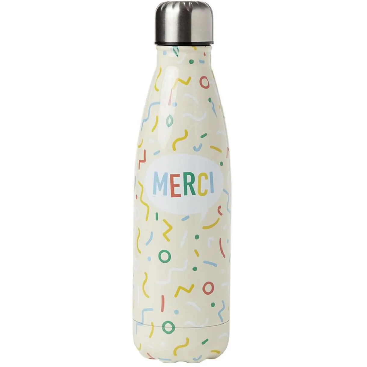 Gifi Bouteille isotherme inscription Merci Discount