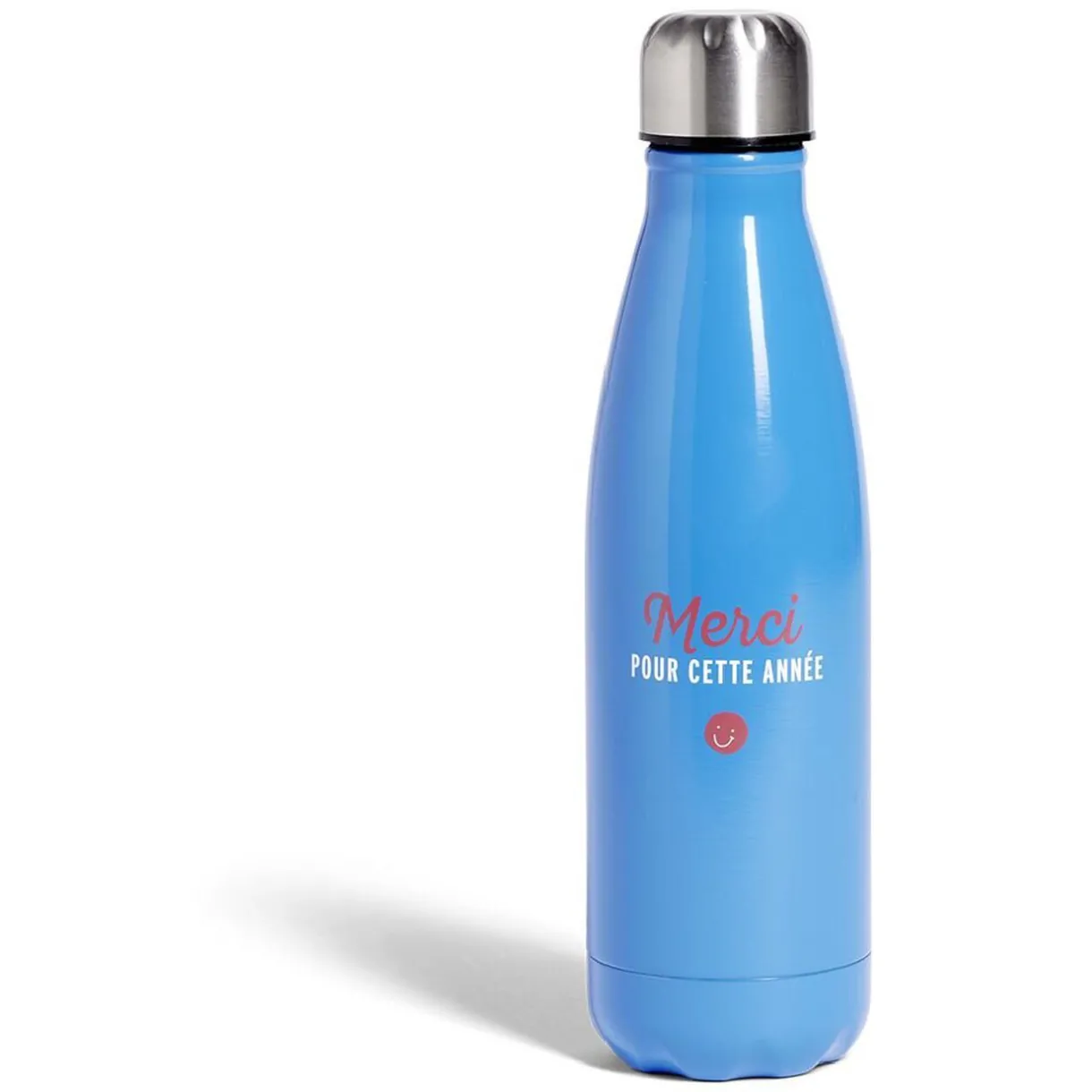 Gifi Bouteille isotherme Merci pour cette année 500ml inox 4 modèles New