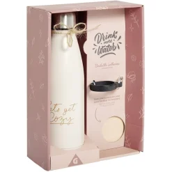 Gifi Bouteille isotherme 480ml avec housse rose New