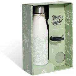 Gifi Bouteille isotherme 480ml avec housse vert Hot