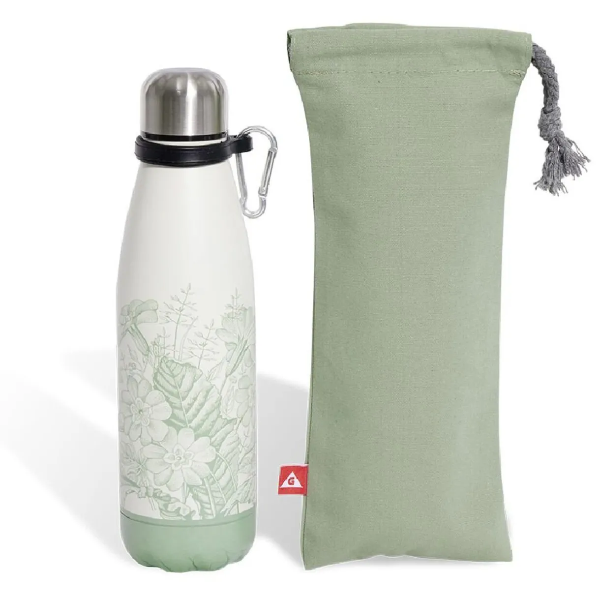 Gifi Bouteille isotherme 480ml avec housse vert Hot