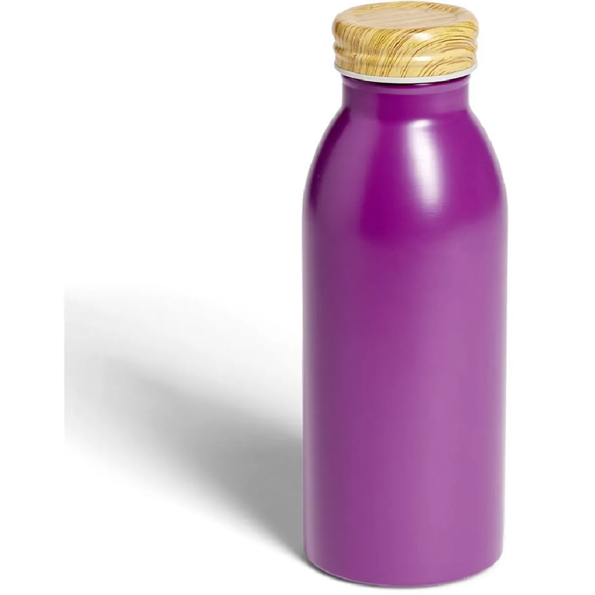 Gifi Bouteille isotherme 400ml inox et bois - 4 coloris