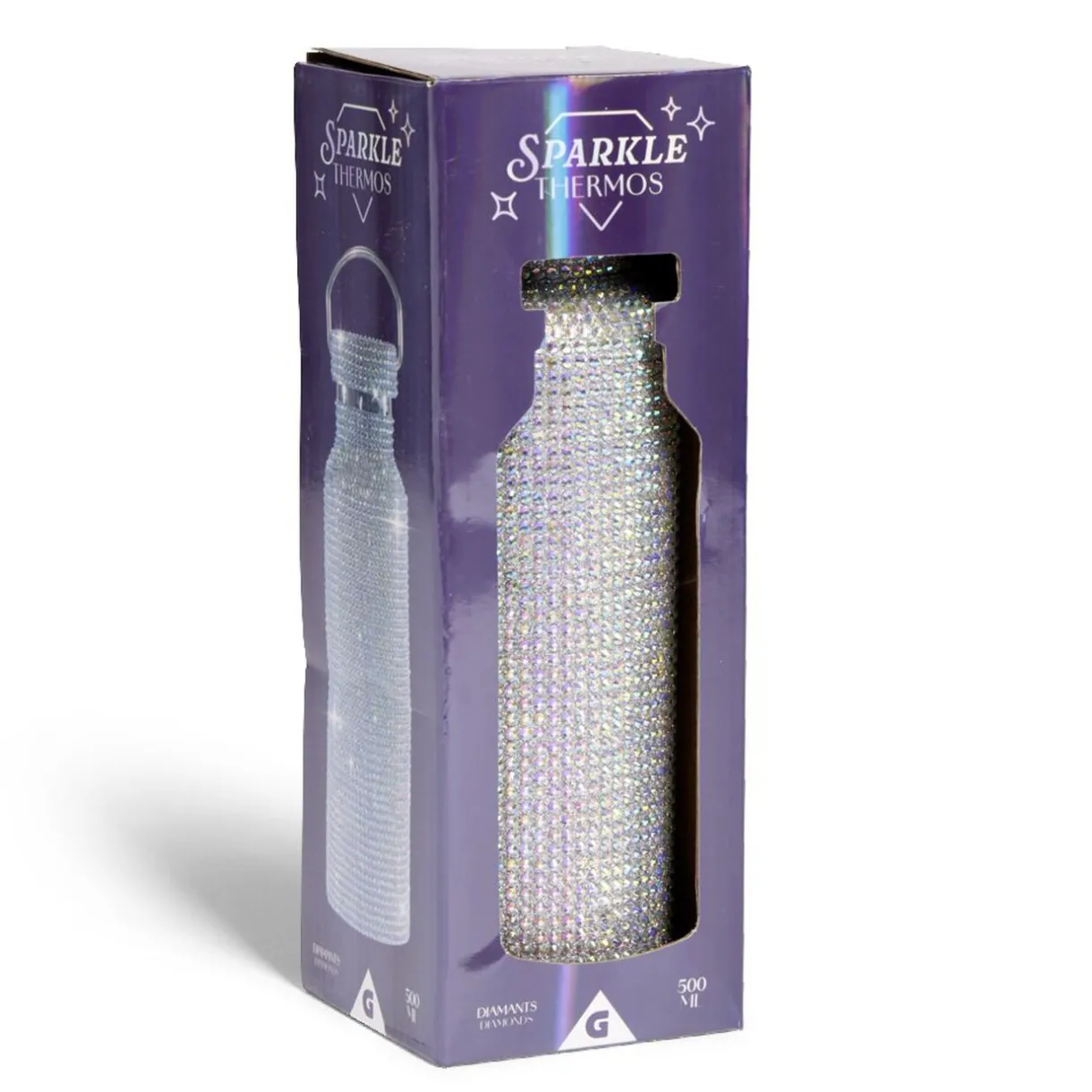 Gifi Bouteille isotherme strass inox 500ml