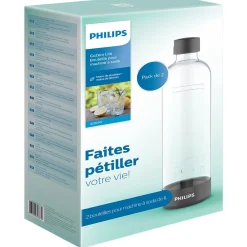 Gifi Bouteille 1L pour machine à soda Noir x2 Outlet