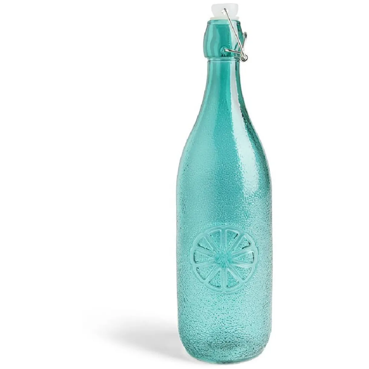 Gifi Bouteille limonade 1L verre vert Ø8,5xH32cm Online