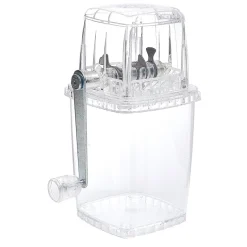 Gifi Broyeur à glaçon glace pilée acier inoxydable 15,5x11,5xH23,8cm