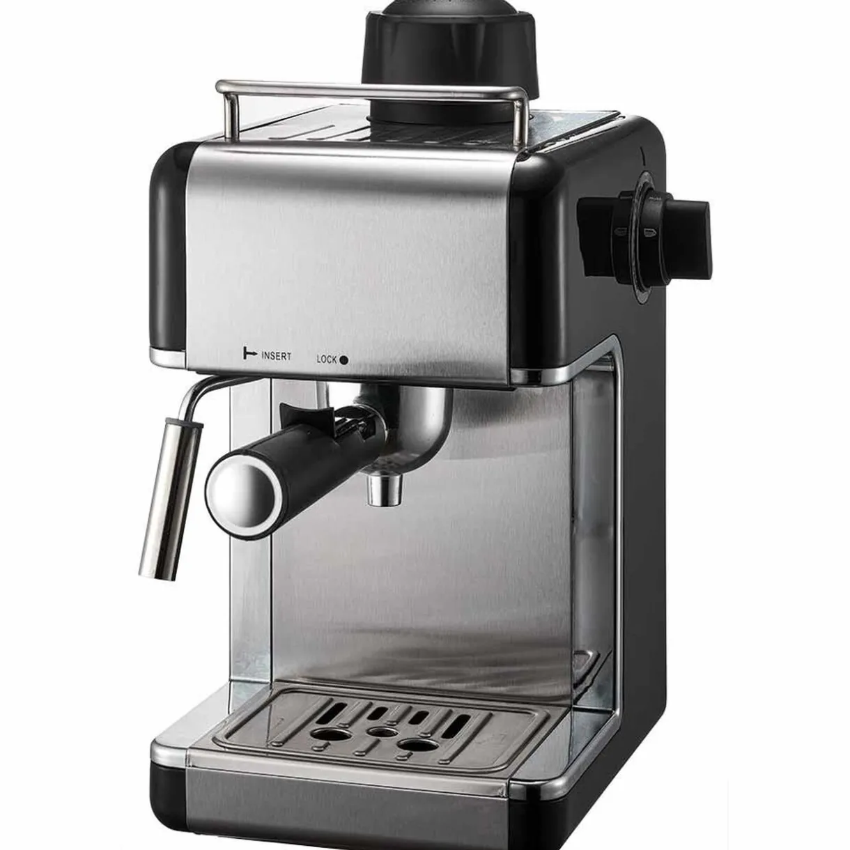 Gifi Cafetière expresso Homday noire pour café moulu 800 W