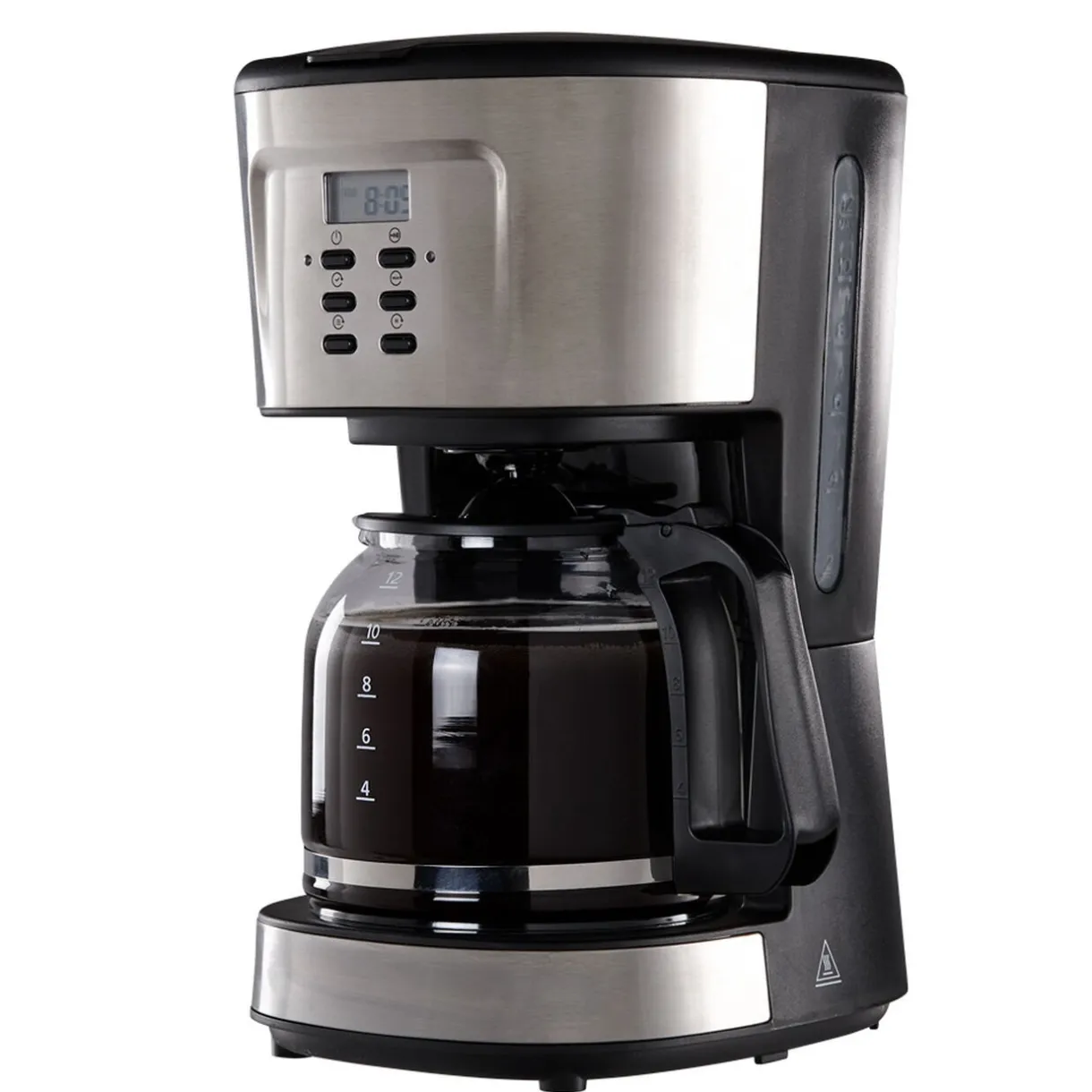 Gifi Cafetière programmable noire et grise 1,5 L Hot