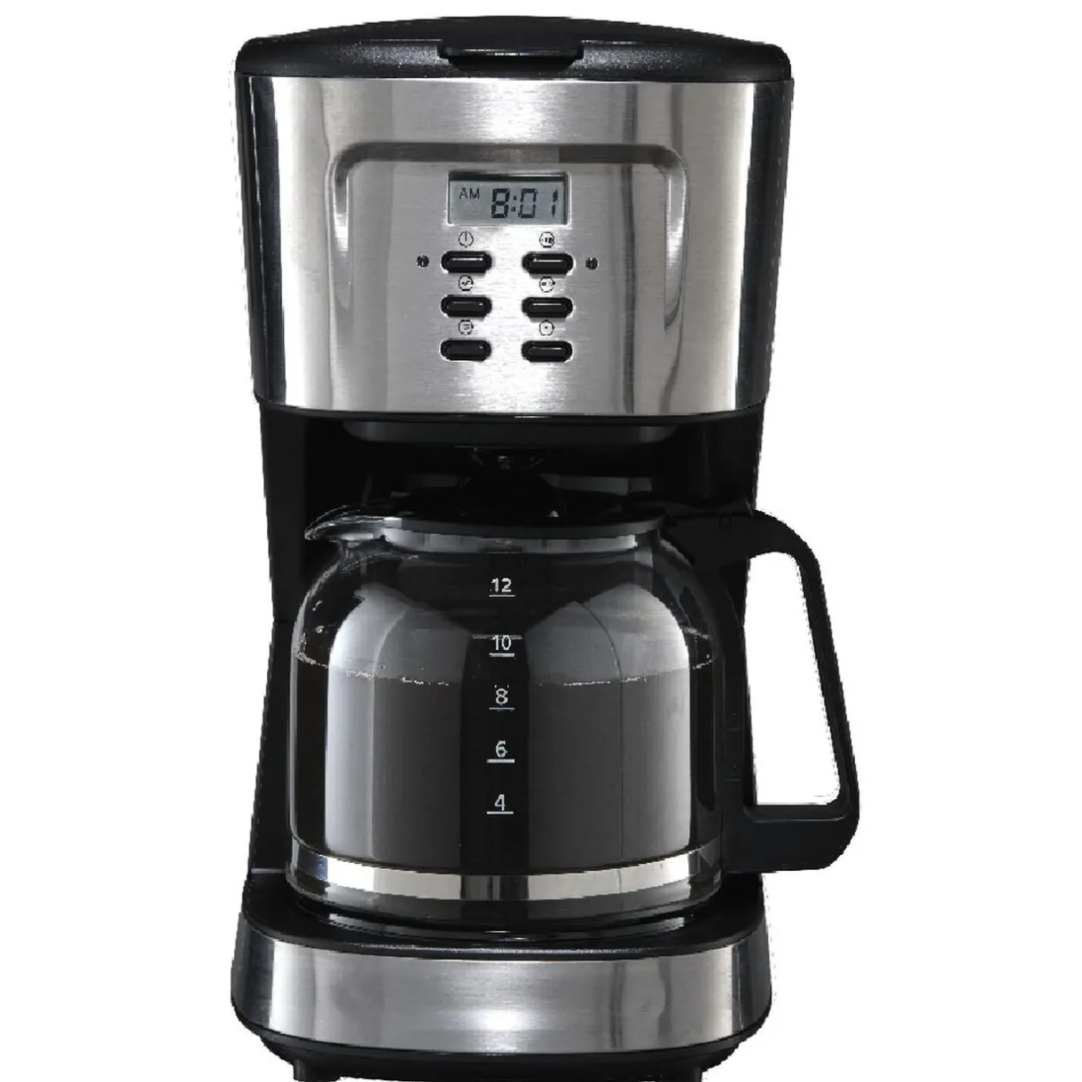 Gifi Cafetière programmable noire et grise 1,5 L Hot