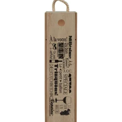 Gifi Caisse en bois pour bouteille de vin design naturel Hot