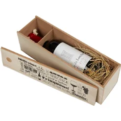 Gifi Caisse en bois pour bouteille de vin design naturel Hot