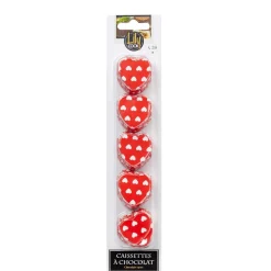 Gifi Caissette à chocolat forme coeur x20 Sale