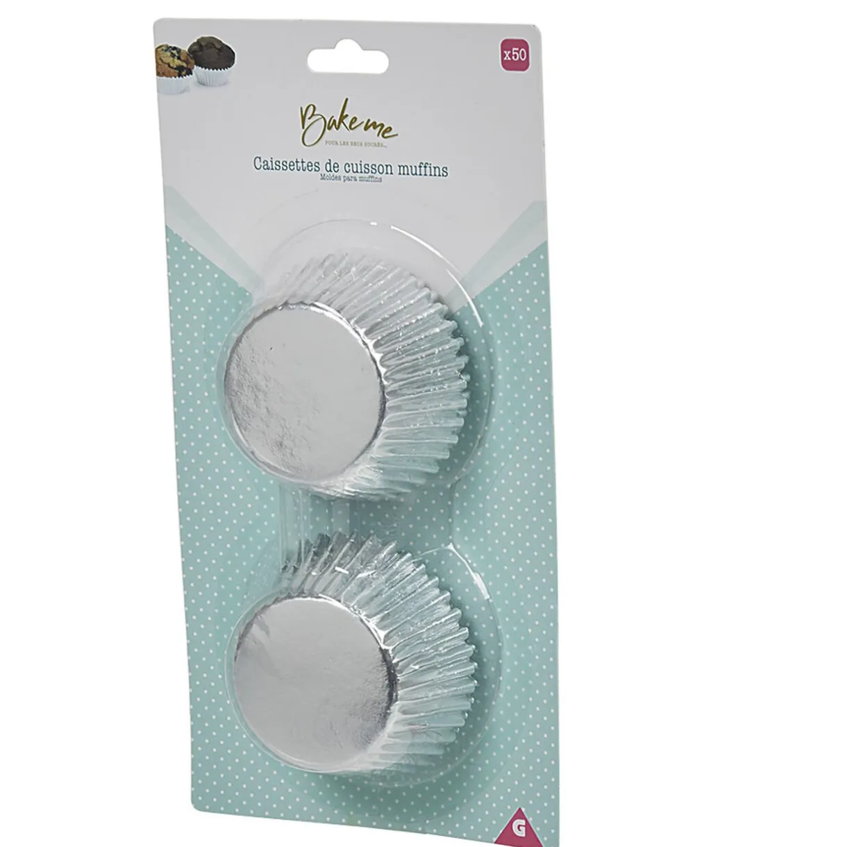 Gifi Caissette à muffin en aluminium gris x80 Outlet