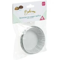 Gifi Caissette à muffin en aluminium gris x80 Discount