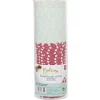 Gifi Caissette à muffin en carton rose vert décor pois blanc x25 Discount