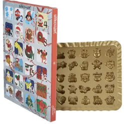 Gifi Calendrier de l'avent et moule à chocolat Noël Discount
