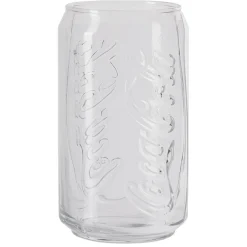 Gifi Canette de Coca x3 en verre transparent