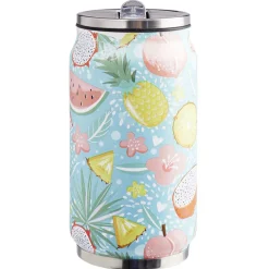 Gifi Canette isotherme inox imprimé tropical 260 ml Outlet