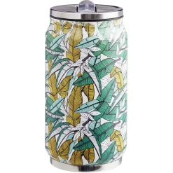 Gifi Canette isotherme inox imprimé tropical 260 ml Outlet