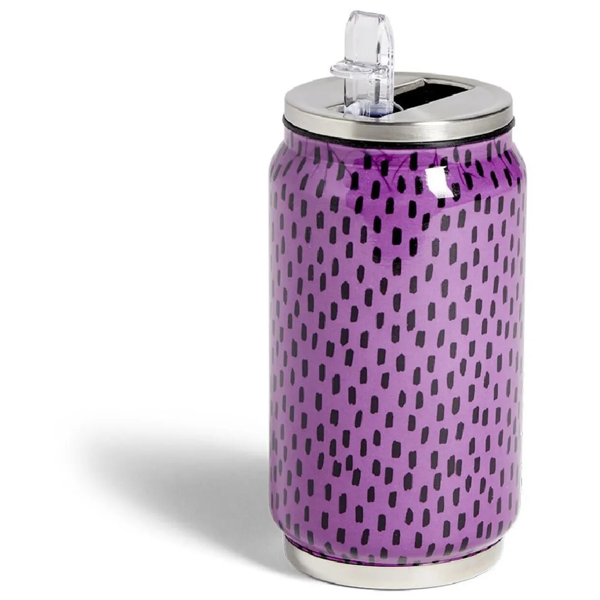 Gifi Canette isotherme 260ml inox Ø6,5xH13,5cm - 4 modèles Sale
