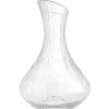 Gifi Carafe à décanter 1,5L strie en relief verre transparent