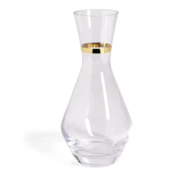 Gifi Carafe en verre goulot liseré doré 1,3L Online